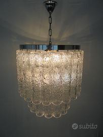 Lampadario lampada anni Murano vintage design