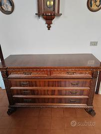 Cassettone in Noce vintage