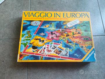 Viaggio in Europa gioco da tavolo