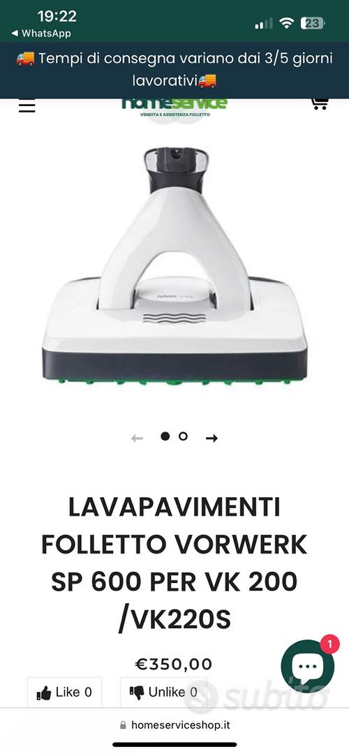 LAVAPAVIMENTI FOLLETTO VORWERK SP530 – homeserviceshop