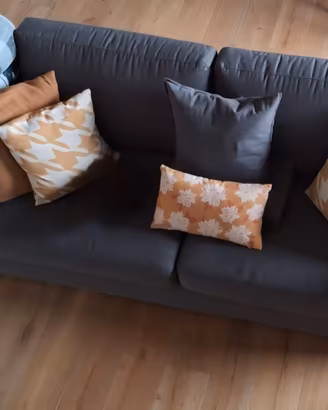 Divano Tanghetti grigio con seduta allungabile