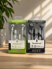 2× Auricolari in-ear – copia di cuffie + microfono