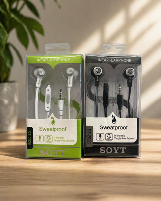 2× Auricolari in-ear – copia di cuffie + microfono