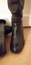 Stivali pelle neri n. 37