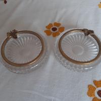 Posaceneri antichi in cristallo molato a MESSINA