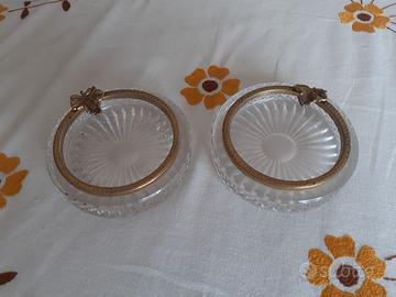 Posaceneri antichi in cristallo molato a MESSINA