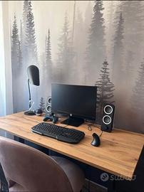 Scrivania Clara Mobili Fiver 140x60 rovere rustico