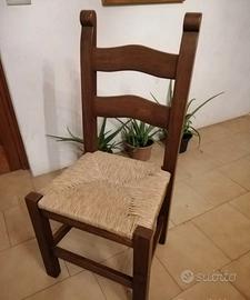 sedie rustiche 