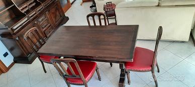 Tavolo e sedie da pranzo