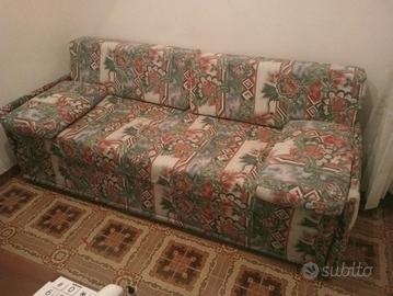 divano letto 3 posti stile anni  '80 '90  