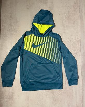 Felpa Nike Therma-FIT Ragazzo/a L-colore Blu/verde