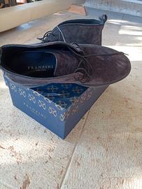mocassini uomo franzini, nuovi blu navi, n. 43