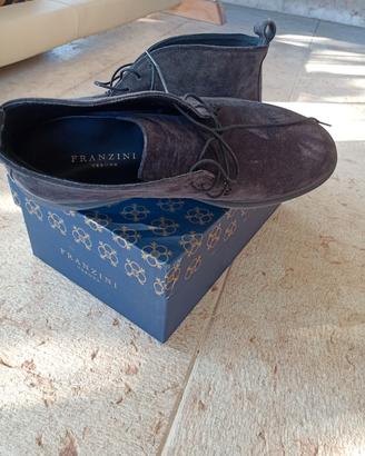 mocassini uomo franzini, nuovi blu navi, n. 43