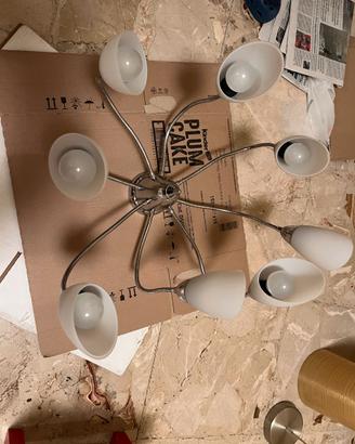 Lampadario De Majo PoliPò 8 luci