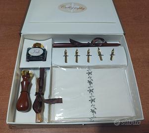 Set Calligrafia Penna, Inchiostro, Carta