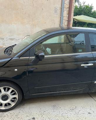 FIAT 500 1.2 Benzina Sport 2009 Incidentata