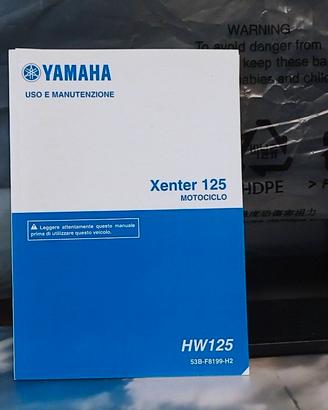 Libretto Uso e Manutenzione moto Yamaha Xenter 125