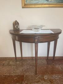 Tavolo consolle apribile legno anticato