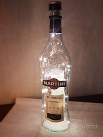 Lampada bottiglia Martini bianco