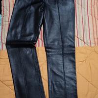 pantaloni taglia 44 in pelle vera 