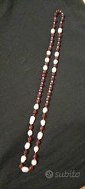 collana pietre dure e perle di fiume