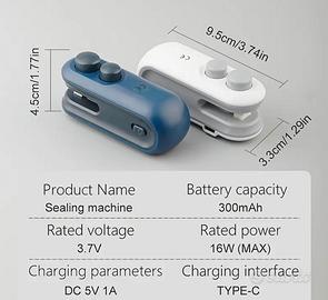 Dispositivo di sigillatura compatta per sacchetti 