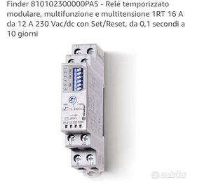 Finder 810102300000PAS - Relé temporizzato 12-230v