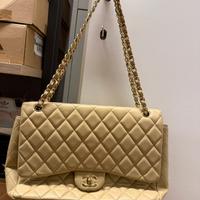 Borsa CC matelassé crema