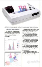 IBM 3852 Colour Jet Printer - Anni 80