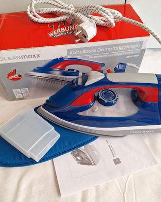Ferro da stiro a vapore cordless CLEANmaxx