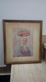 Stampa incorniciata Portatrice di Pagnotte