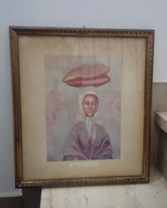 Stampa incorniciata Portatrice di Pagnotte