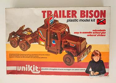 camion truck trailer bison Unikit Italy anni 70 