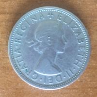 Moneta Inghilterra Two Shillings 1965