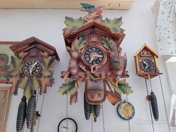 LOTTO DI OROLOGI A CUCÙ MECCANICI AUTENTICI!