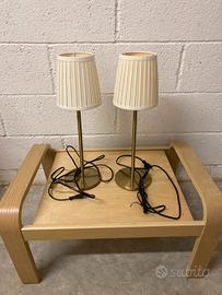 Coppia lampade Astrid - abat jour (da tavolo)