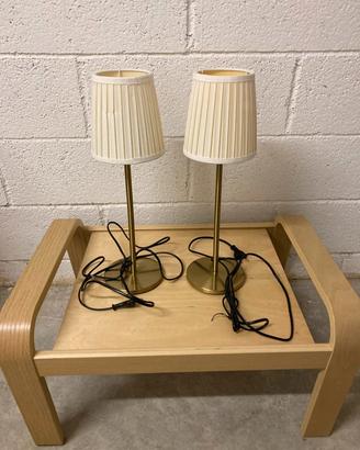 Coppia lampade Astrid - abat jour (da tavolo)