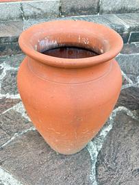 Vaso anfora in terracotta – stile rustico
