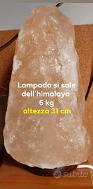 Lampada di sale dell 'Himalaya 6 kg altezza 31 cm