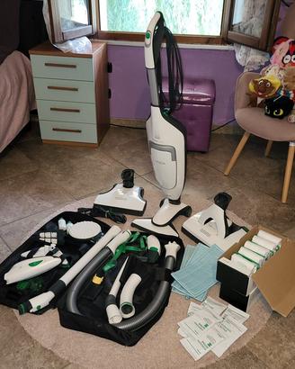 Vorwerk Folletto VK220S con tutti gli accessori