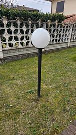 Lampioncini da giardino con sfera Ø25 cm – 5 pezzi