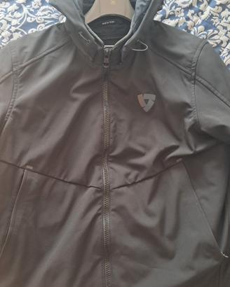 giacca moto con imbottiture 