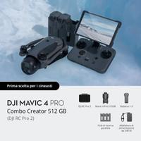 Dji Mavic 4 pro creator combo + 3 batterie + altro