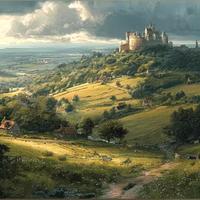 quadro città medievale