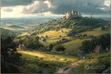 quadro città medievale