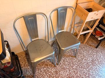 Sedie in ferro vintage