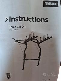 porta  biciclette Thule ClipOn  9103  9104