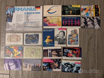 19 Schede Telefoniche tedesche Con Scheda Bolaffi