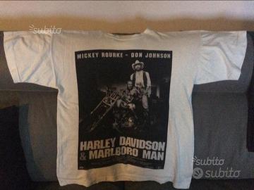 T-shirt harley davidson and marlboro man