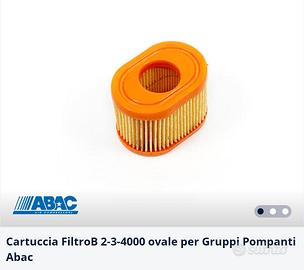 filtri compressore abac